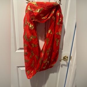 Wonder Woman Red & Gold Infinity Scarf